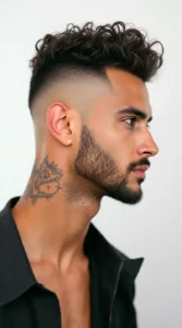 High Taper Fade with Low Volume