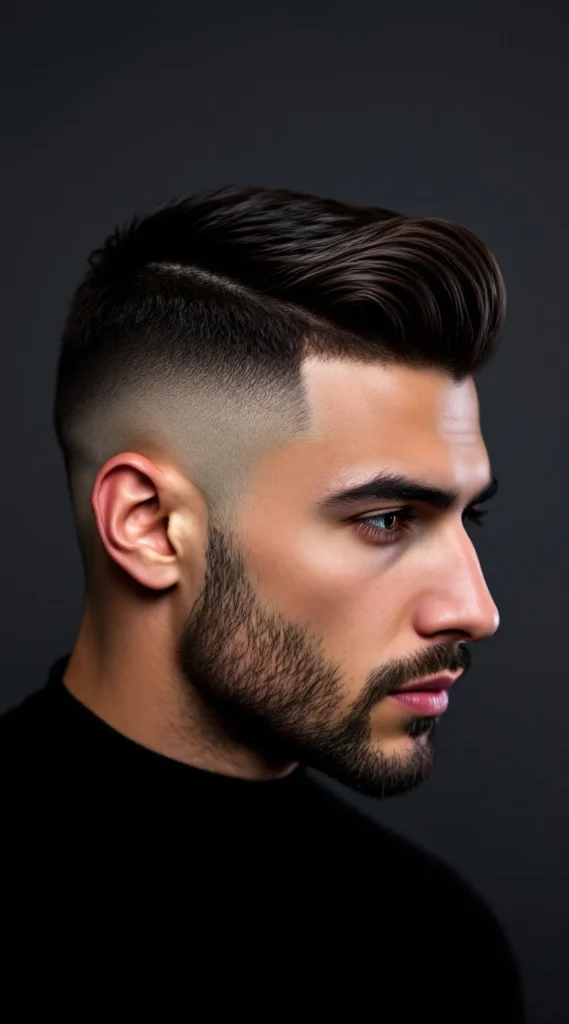 Flat Top with Mid Taper Fade