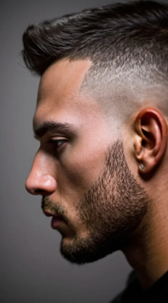 Low Maintenance Buzz Cut with Mid Fade
