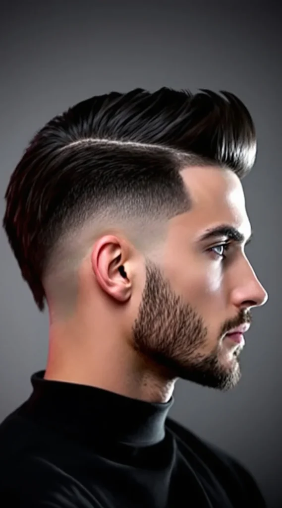 Long Top with Fade Sides and Back