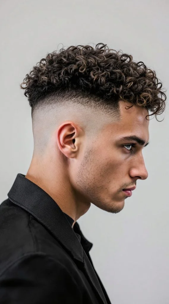 Curly Ninja Low Taper Fade