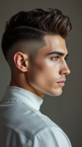 High Taper Fade with Undercut