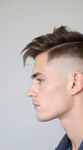 High Taper Fade with Sideburns