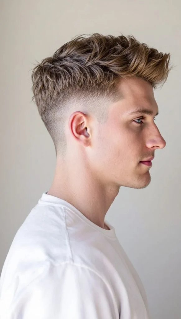Textured Blowout Taper Fade