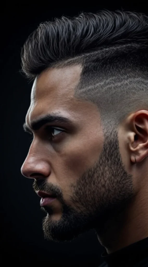 Clean Cut with Fade and Long Top