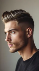 High Taper Fade with Classic Slicked Back
