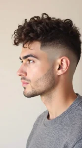 High Taper Fade with Tapered Beard and Mustache