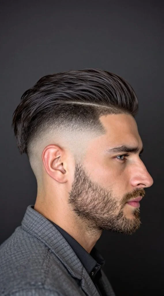 Side Part Ninja Low Taper Fade