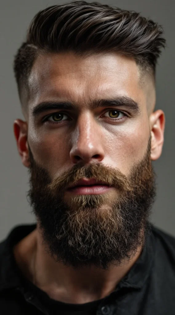 Crew Cut with Mid Taper Fade