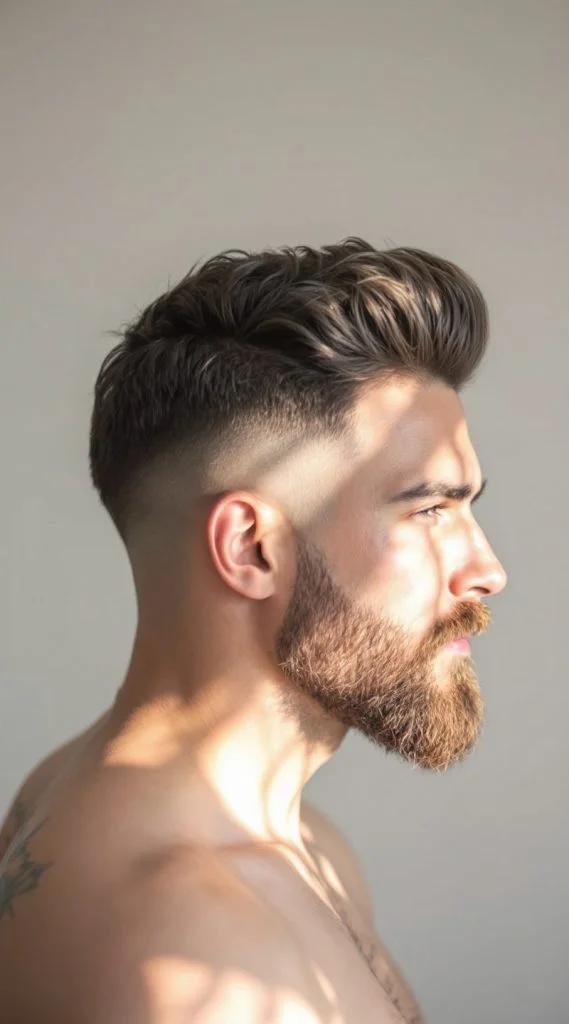 Ninja Low Taper Fade with Beard