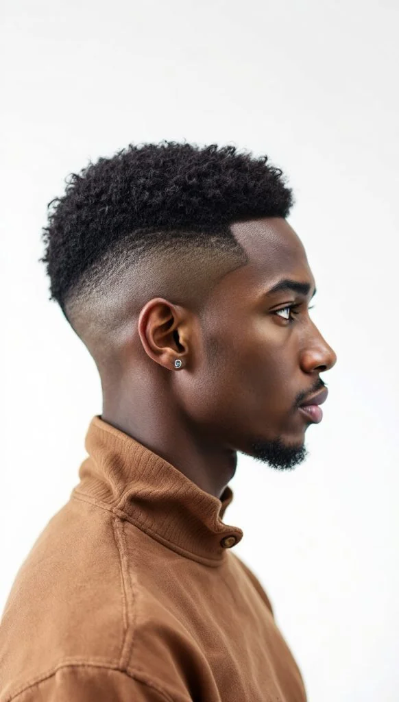 Low Taper Fade with Buzz Cut
