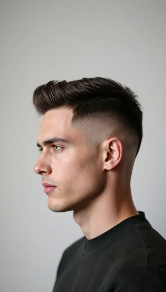 Low Taper Fade with Crew Cut
