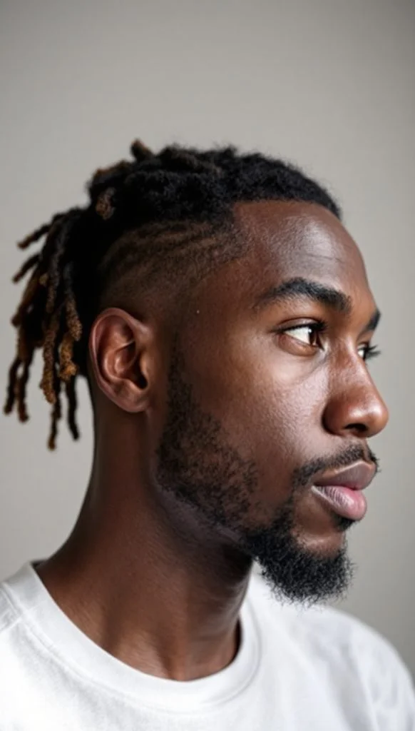 Low Taper Fade with Dreadlocks