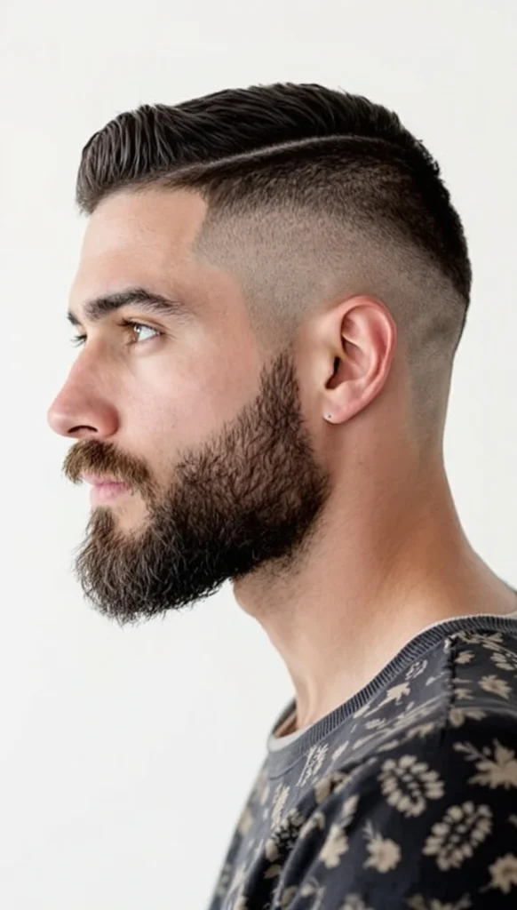 Low Taper Fade with Short and Clean Top