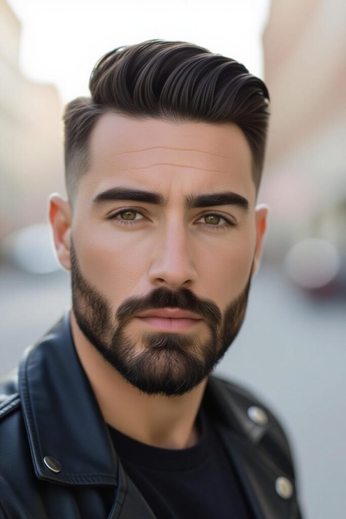 Taper Fade with Goatee