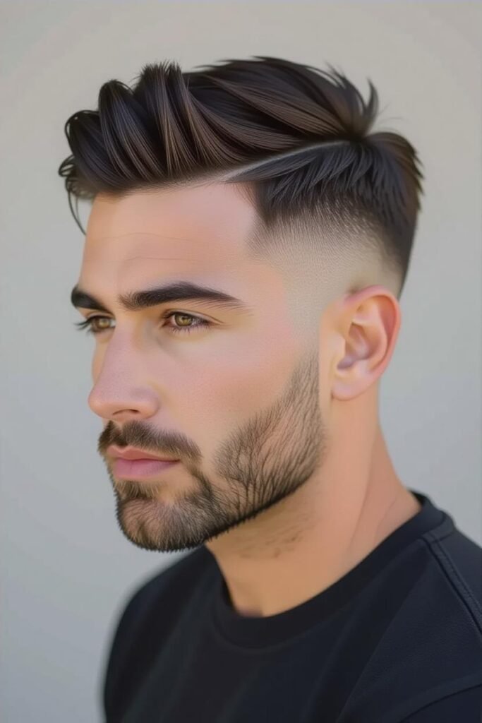 Taper Fade with Stubble