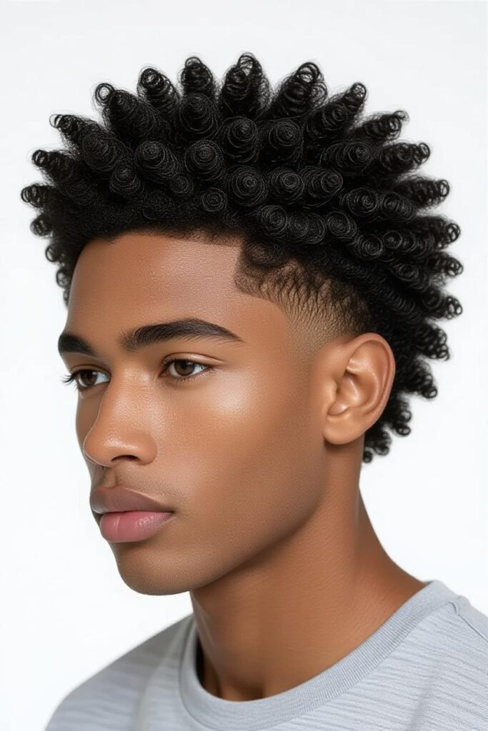 Blowout Afro Taper Fade