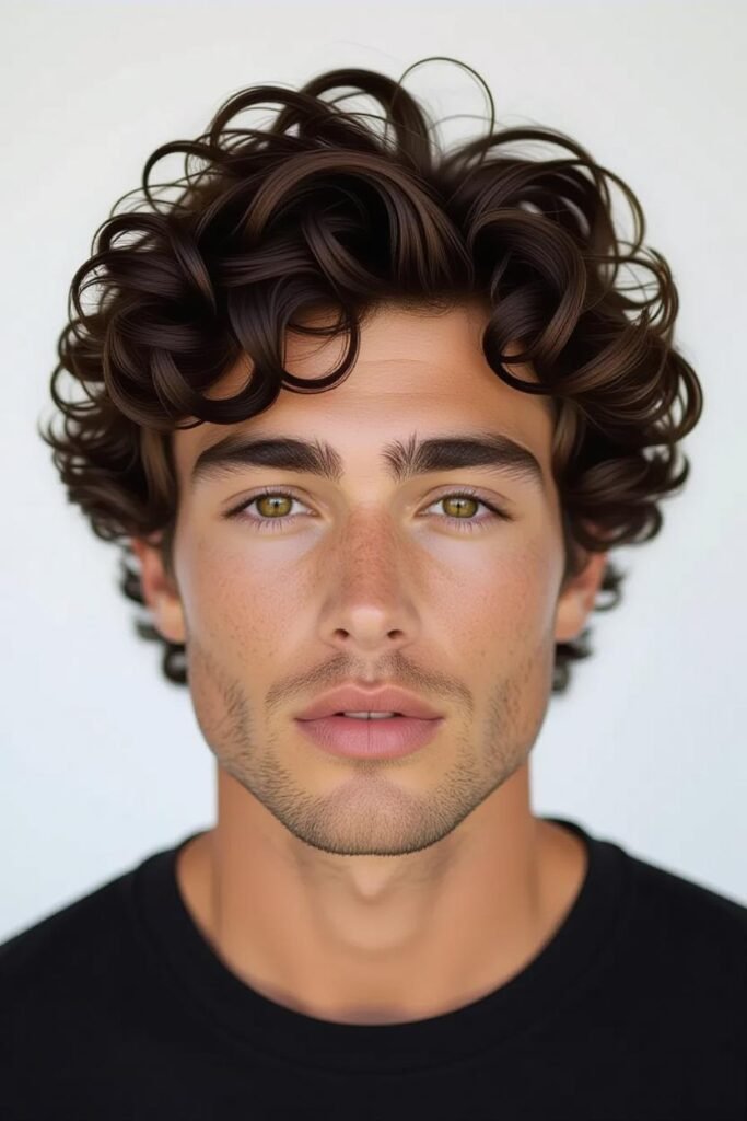 Blowout Low Taper Fade Curly Hair