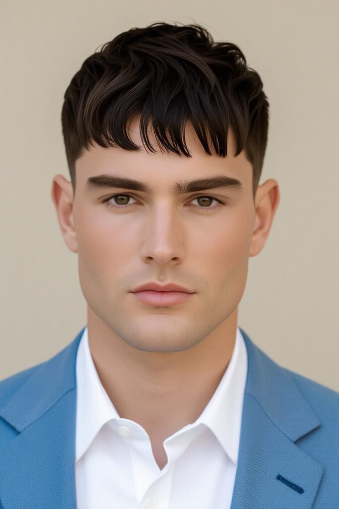 Caesar Cut Ninja Fade