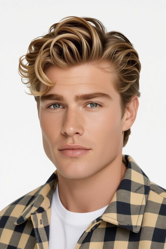 Low Taper Blonde Hair