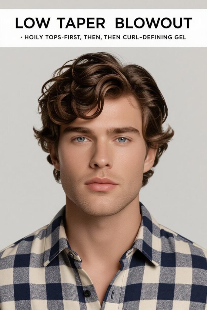 Low Taper Blowout Fringe