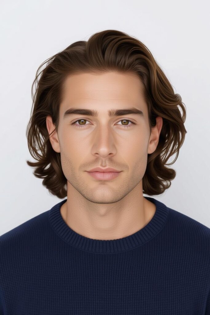 Low Taper Middle Part