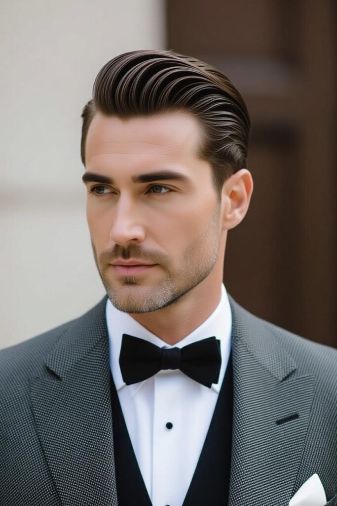 Low Taper with Sleek Side Part