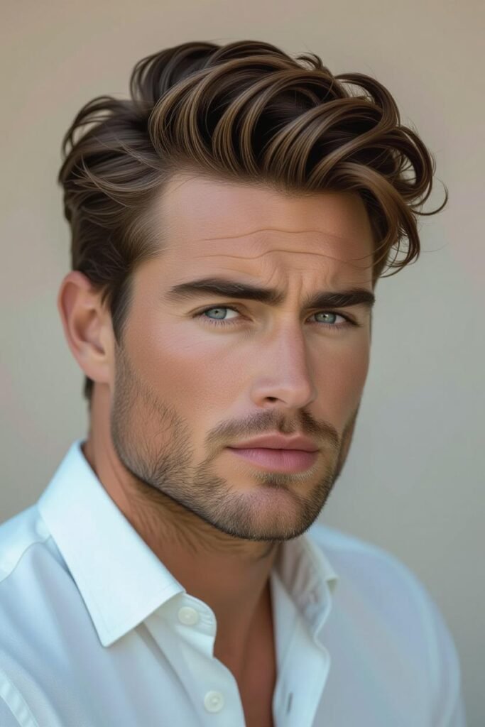 Messy Quiff Ninja Fade