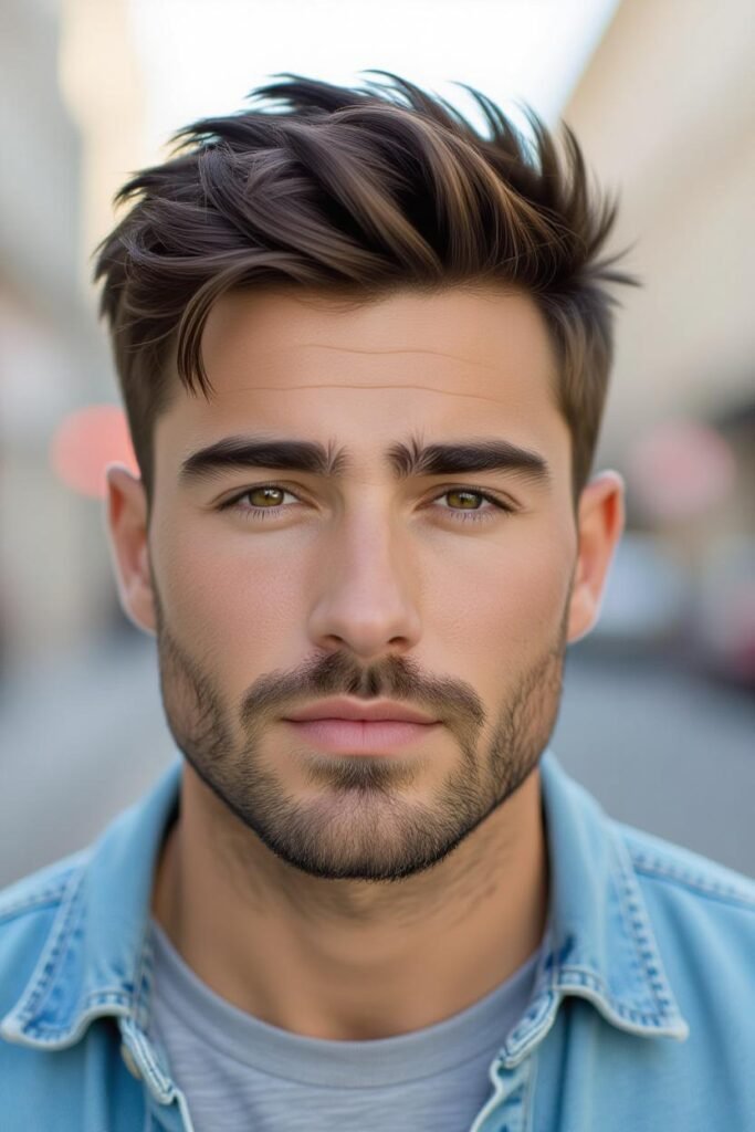 Messy Top Taper Fade