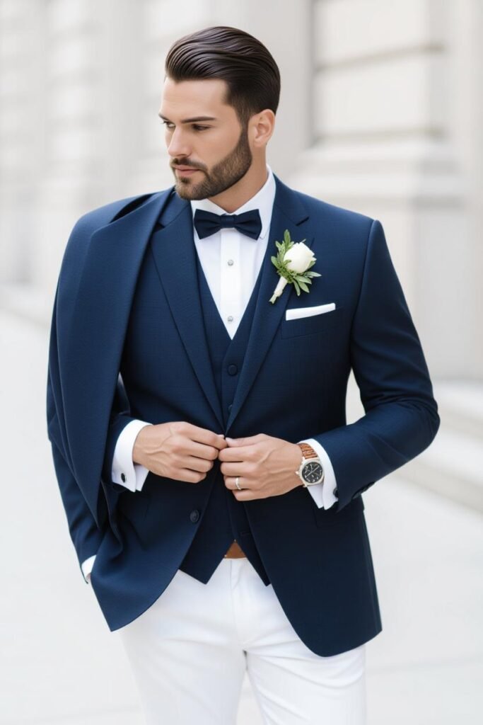 Mid Taper with Slicked-Back Top