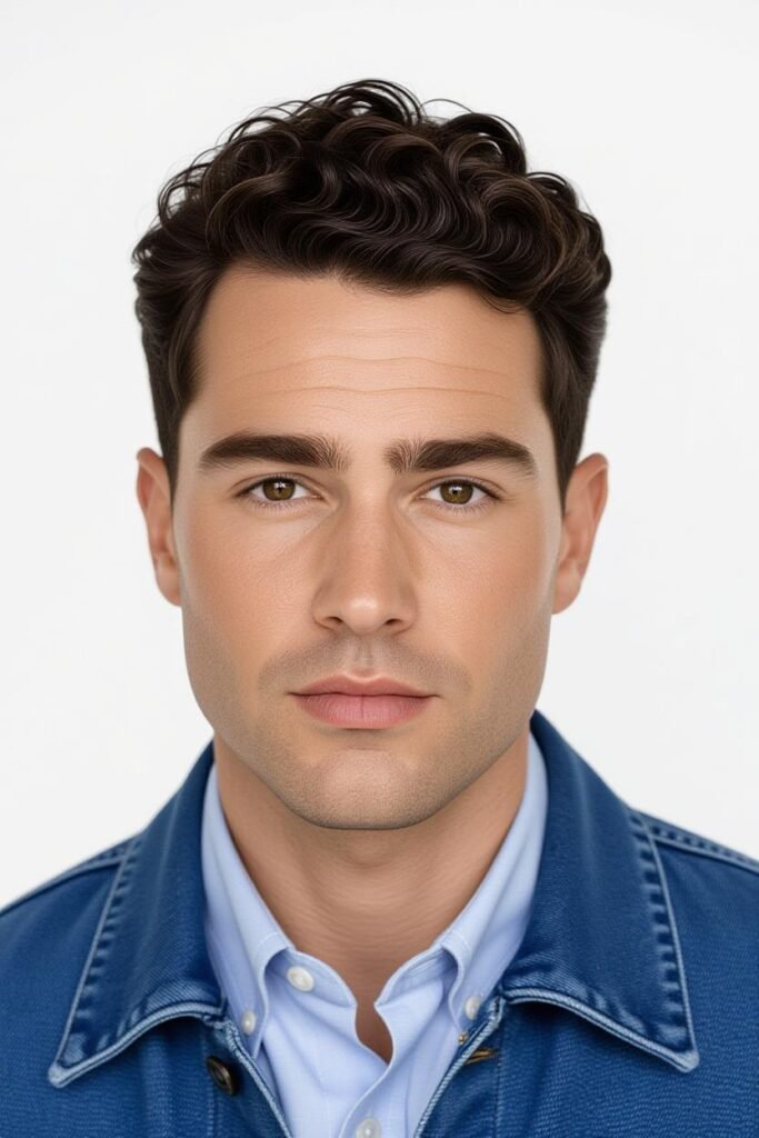 Shadow Taper Curly Top