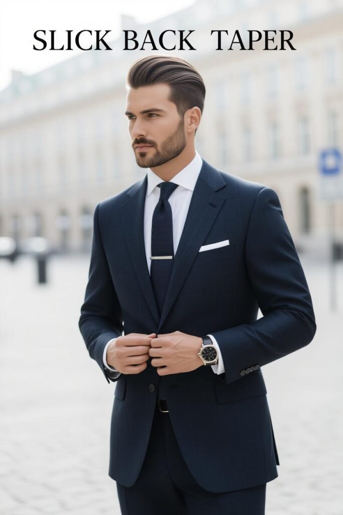 Slick Back Taper Fade